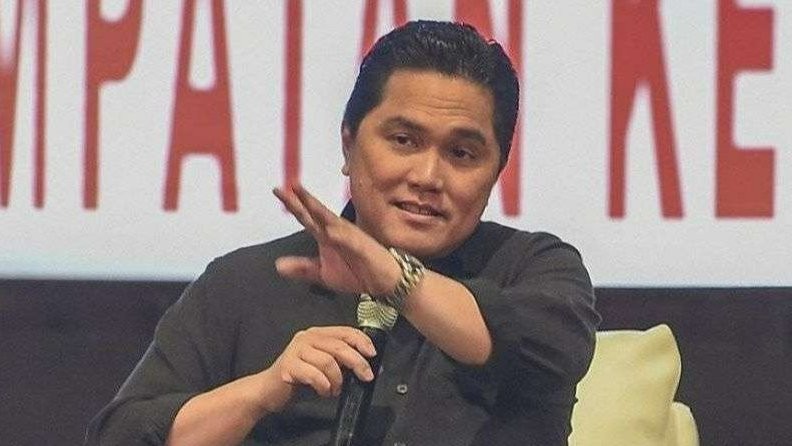 Erick Thohir menjadi salah satu calon Ketua Umum PSSI yang maju pada KLB, 16 Februari 2023 nanti. (Foto: Antara)