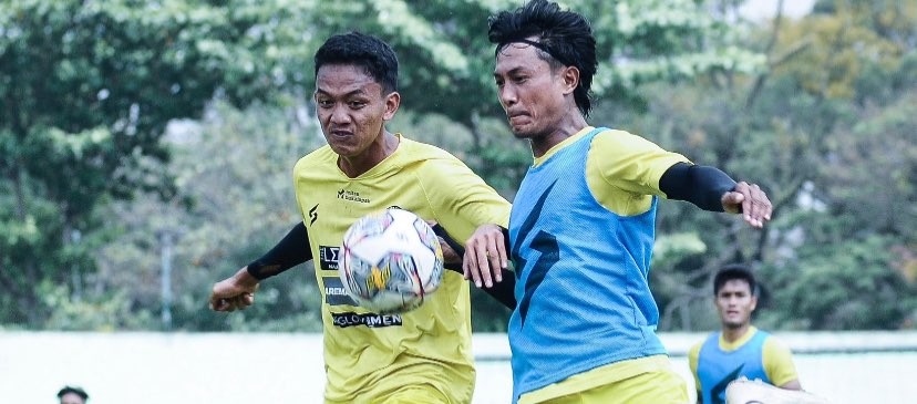 Skuat Arema FC saat menjalani sesi latihan di Stadion Gajayana, Kota Malang (Foto: Twitter/@AremafcOfficial)