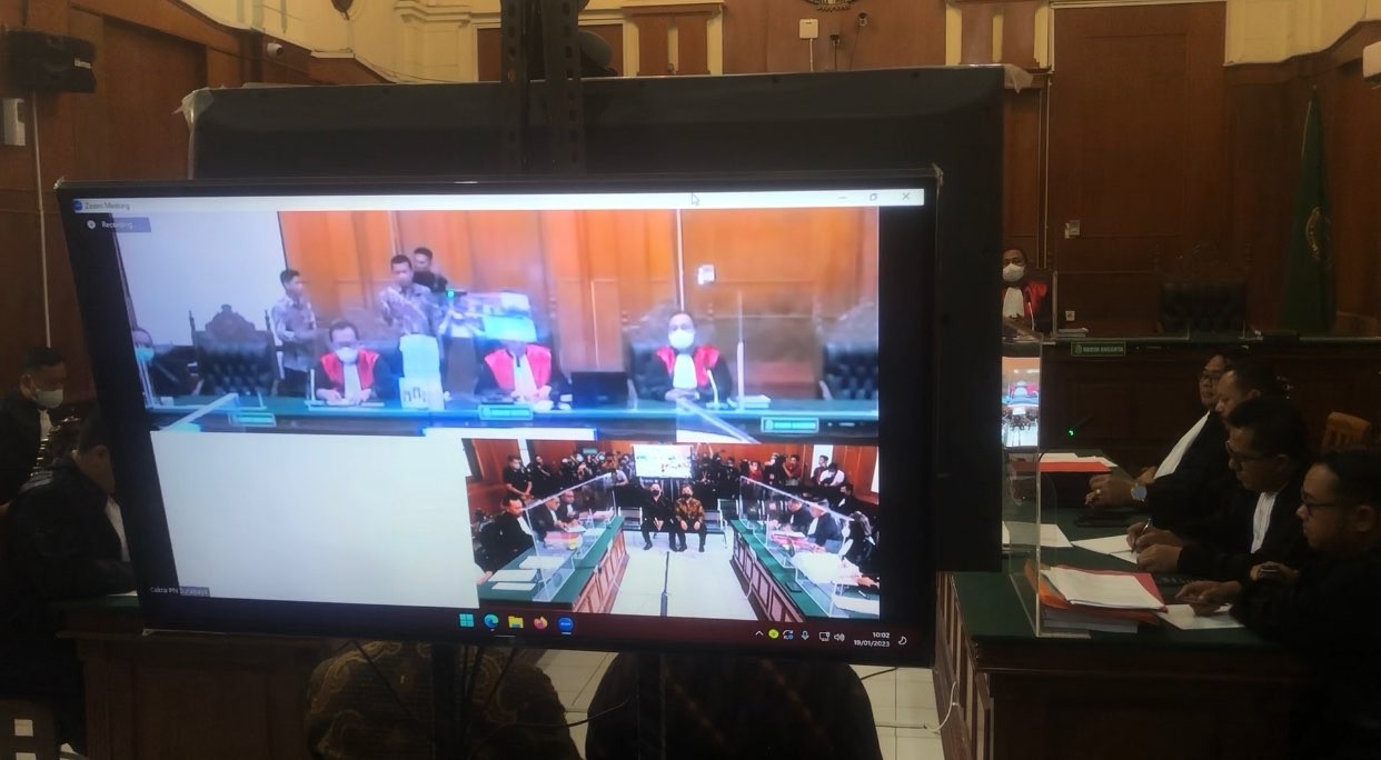 Sidang lanjutan terdakwa sipil Tragedi Kanjuruhan (Foto: Andhi Dwi/Ngopibareng.id)