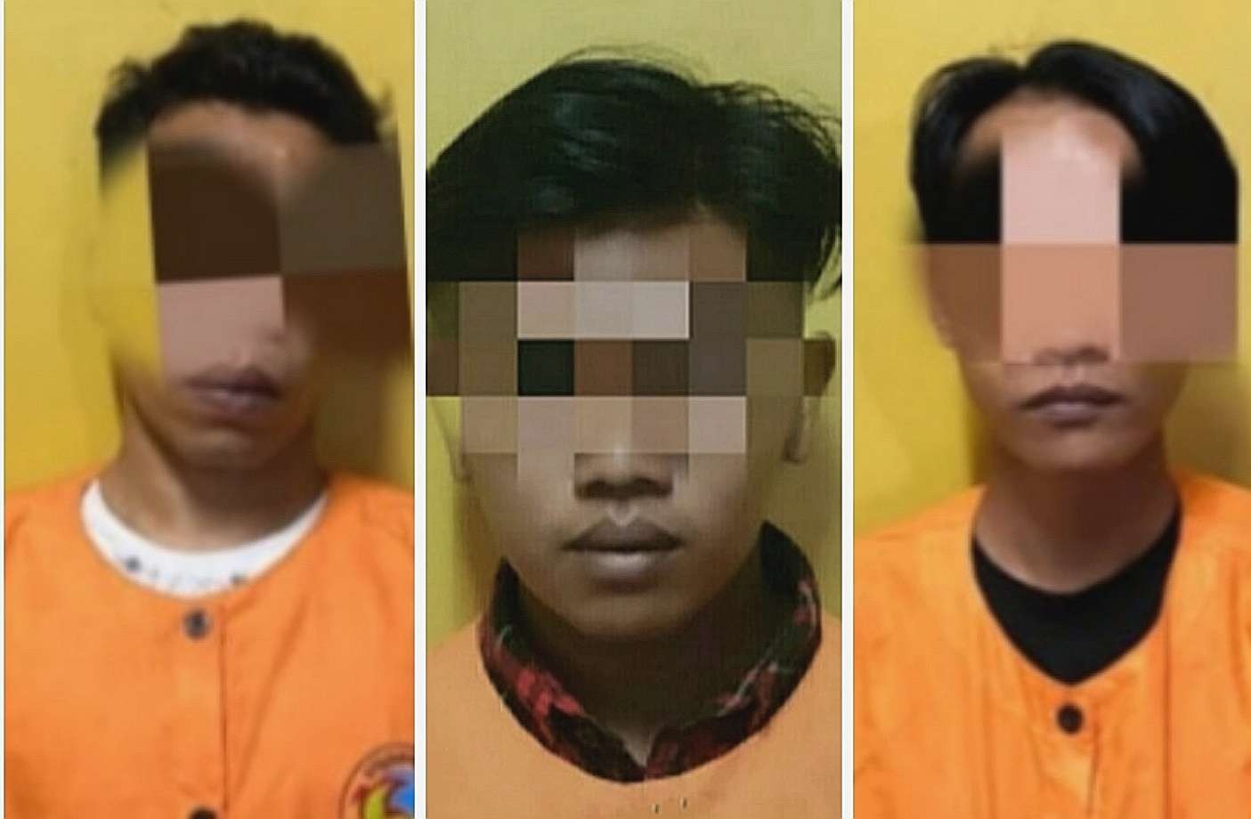 Tiga tersangka pengedar narkoba jenis pil koplo di Bondowoso diciduk polisi saat menunggu pembeli. (Foto: Guido Saphan/Ngopibareng.id)