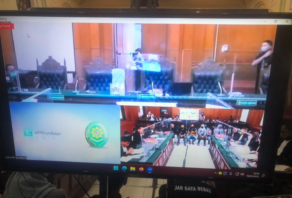 Sidang pemeriksaan saksi Tragedi Kanjuruhan (Foto: Andhi Dwi/Ngopibareng.id)