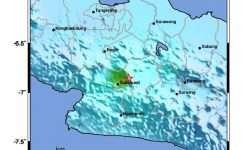 Gempa bumi terjadi di Cianjur pada Sabtu 21 Januari 2023. (dok. BMKG)