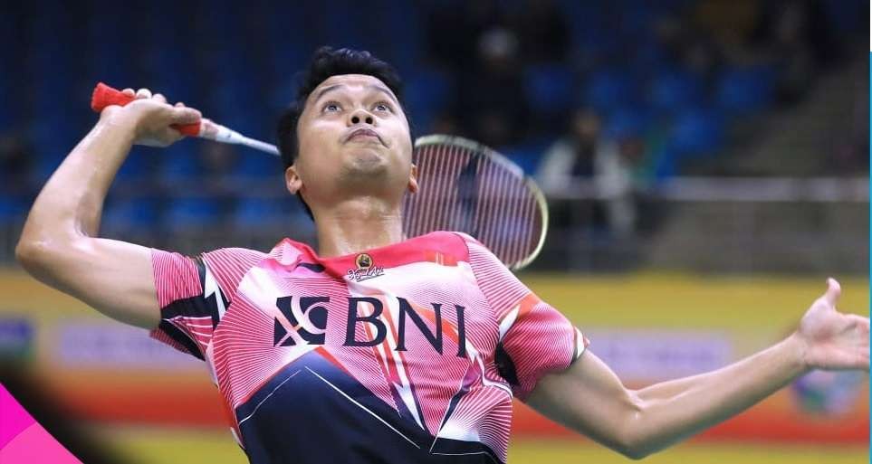 Anthony Sinisuka Ginting ingin juara India Open 2023. (Foto: Twitter/@INABadminton)