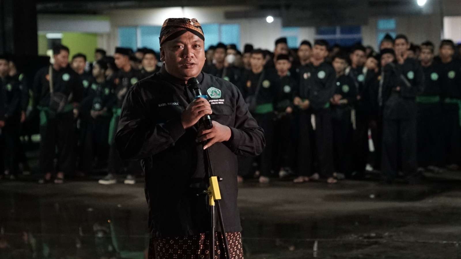 Ketua Umum Pimpinan Pusat Pagar Nusa M. Nabil Haroen menunjuk 7 (tujuh) duta Pagar Nusa untuk penguatan organisasi. (Foto: Pagar nusa)