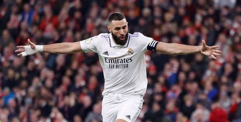 Karim Benzema menjadi bidikan priortas Manchester United di musim panas nanti. (Foto: Twitter/@Benzema)