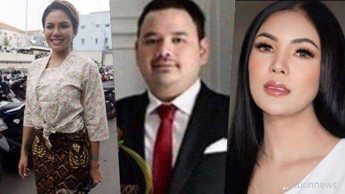 Nikita Mirzani Gelar sayembara mencari Dito Mahendra (tengah), pacar Nindy Ayunda (kanan), berhadiah Rp 17,5 juta. Tujuannya membantu Komisi Pemberantasan Korupsi atau KPK. (Foto: kabar6.com)