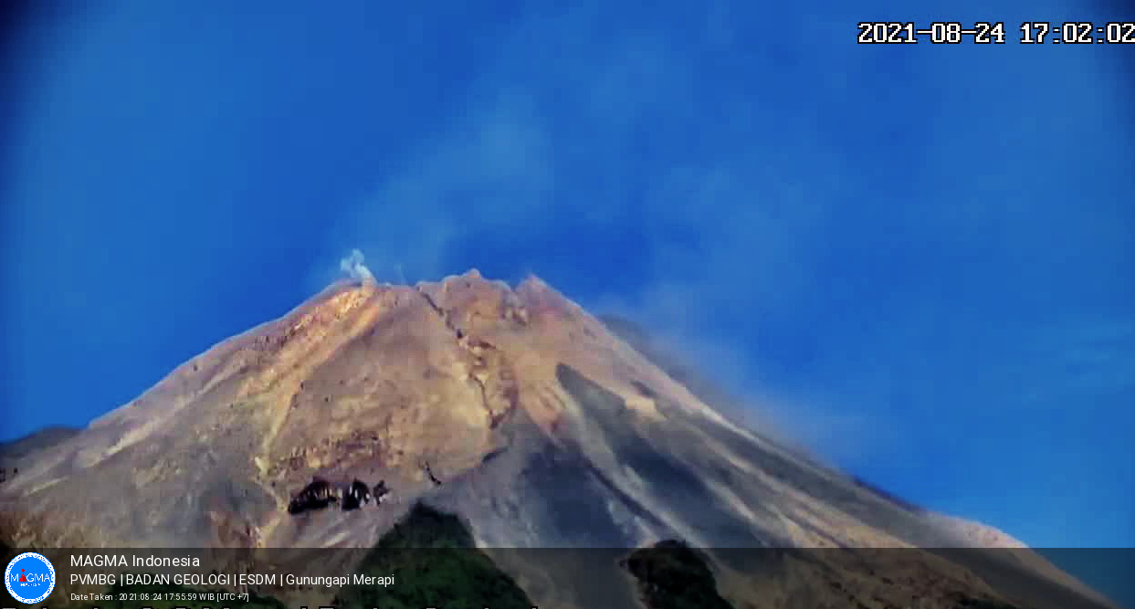 Gunung Merapi. (Foto: dokumentasi magma.ESDM)