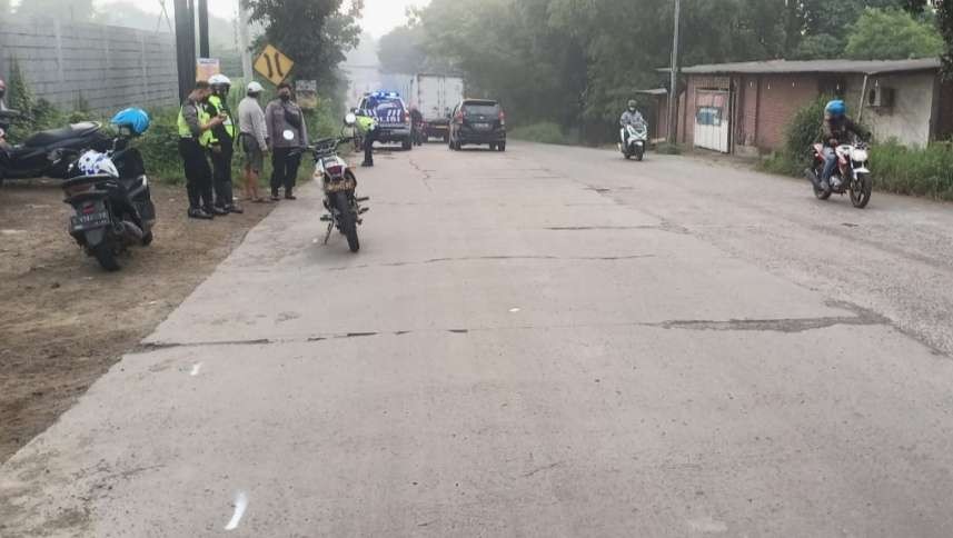 Buruh pabrik kabel tewas terlindas truk. (Foto Dokumen Satlantas)