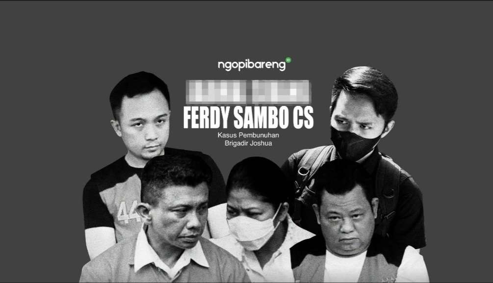 Ilustrasi kasus pembunuhan Brigadir Yosua oleh Ferdy Sambo cs. (Foto: Ngopibareng.id)