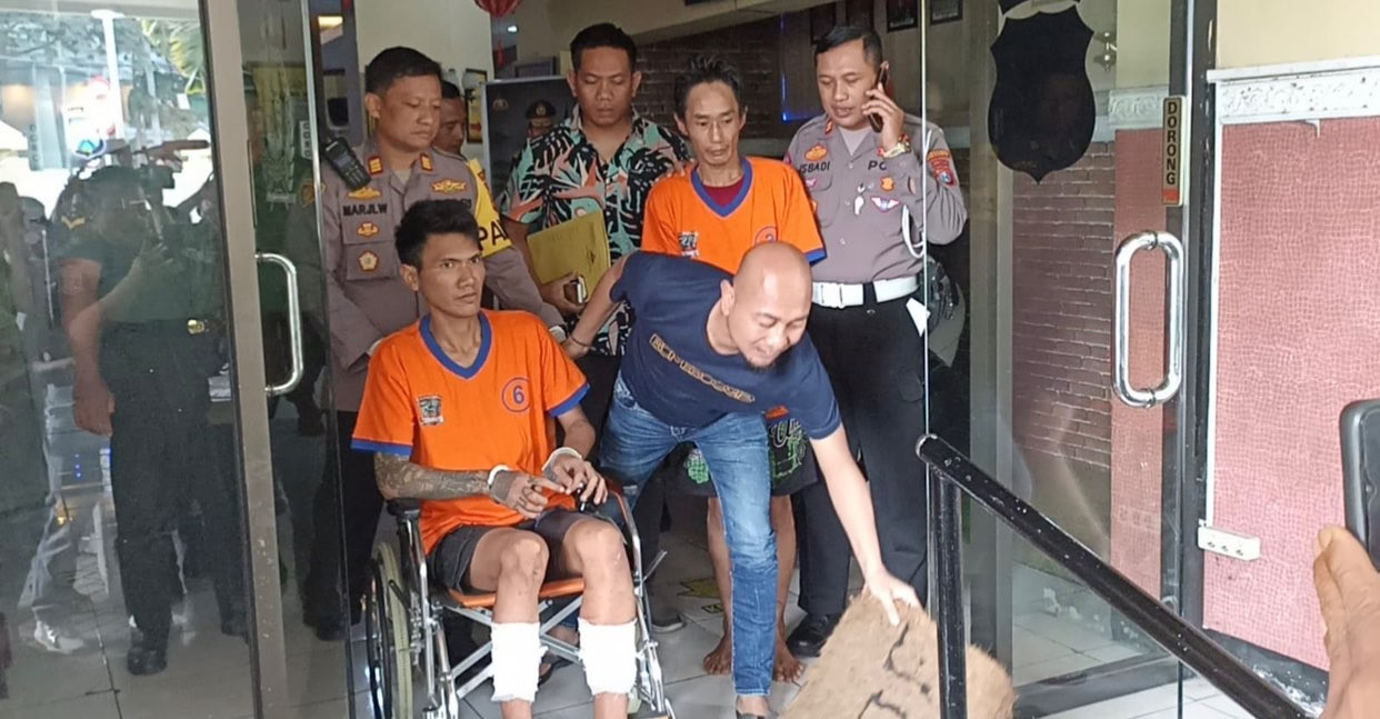 Pelaku curanmor asal Jalan Pogot yang melawan saat ditangkap (Foto: Andhi Dwi/Ngopibareng.id)