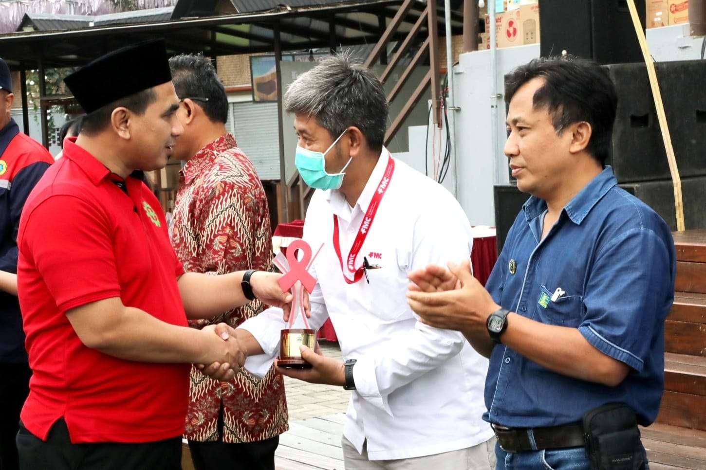 Wakil Gubernur Jawa Tengah Taj Yasin Maimoen, saat membuka pencanangan bulan K3 (keselamatan, kesehatan kerja) tingkat Provinsi Jawa Tengah, di Dusun Semilir Kabupaten Semarang, Kamis 26 Januari 2023.(Foto: istimewa)