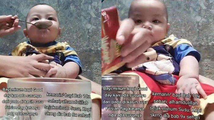 Bayi jadi korban ibu yang ingin viral di media sosialnya hingga mengharapkan donasi. (Foto: Kolase/TikTok)