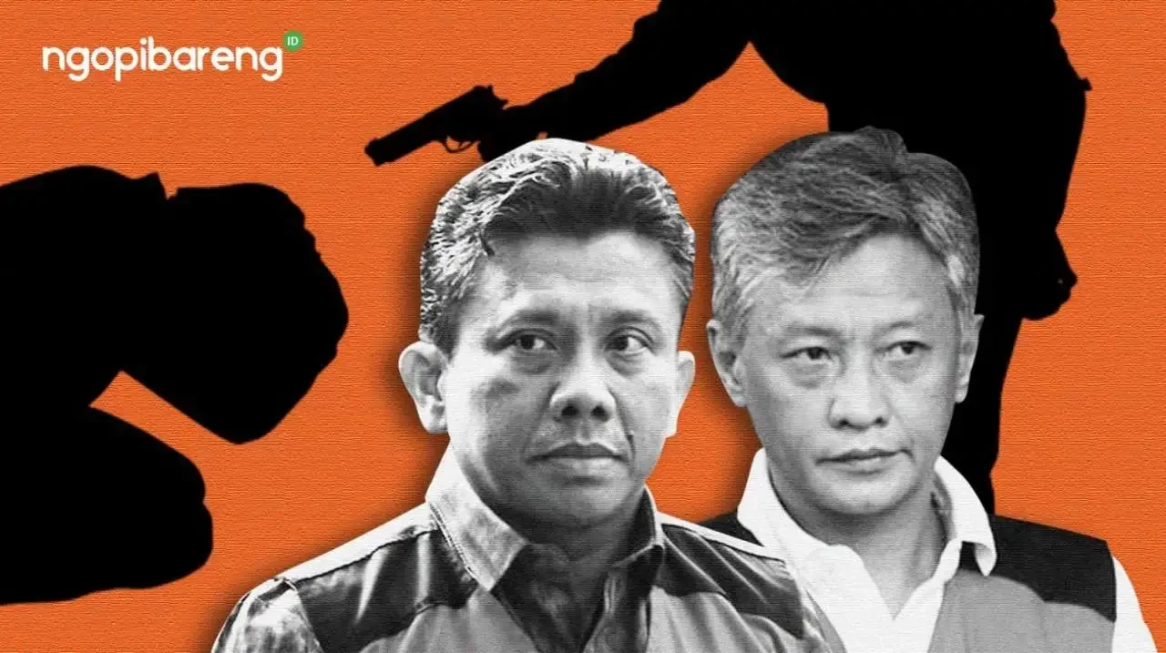 Ferdy Sambo dan Hendra Kurniawan terdakwa kasus obstruction justice kasus dugaan pembunuhan berencana Nofriansyah Yoshua Hutabarat. (Foto: dok Ngopibareng.id)