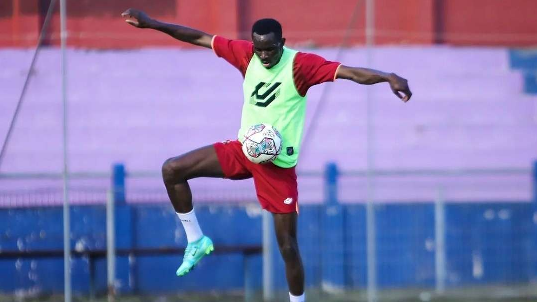 Striker Persik Kediri Flavio Silva akan menguji ketajaman saat menghadapi PSIS Semarang.(Foto: Dokumentasi Official Persik)