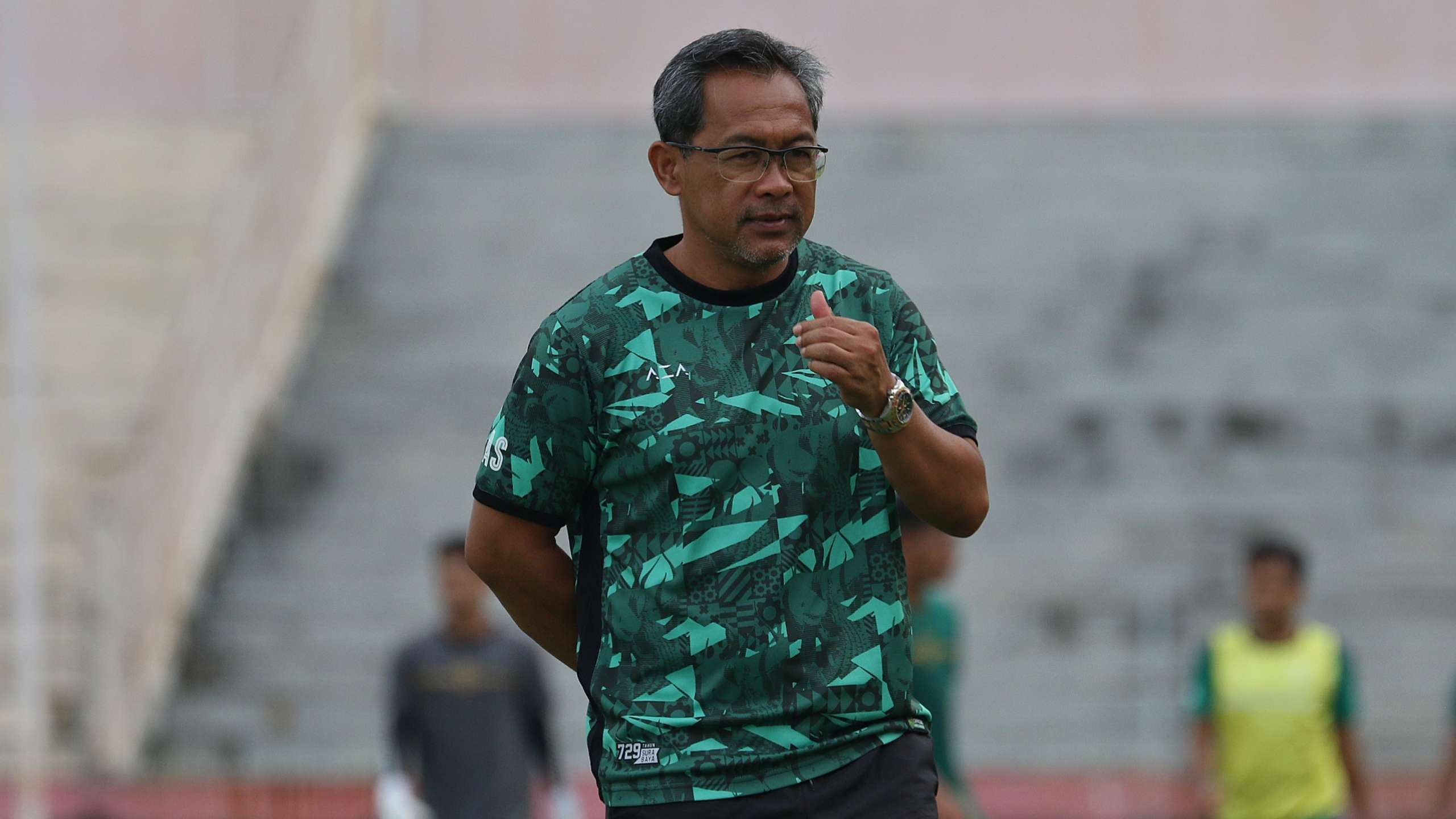 Pelatih Persebaya, Aji Santoso. (Foto: Fariz Yarbo/Ngopibareng.id)