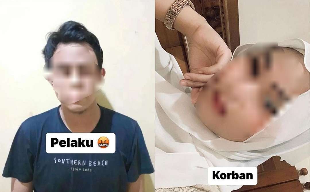 Pembunuhan mantan pacar pakai kloset atau WC jongkok. (Foto: Twitter)