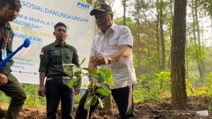 Bupati Malang, Muhammad Sanusi saat berada di Wisata Alam Bedengan, Desa Selorejo, Kecamatan Dau (Foto: Lalu Theo/Ngopibareng.id)