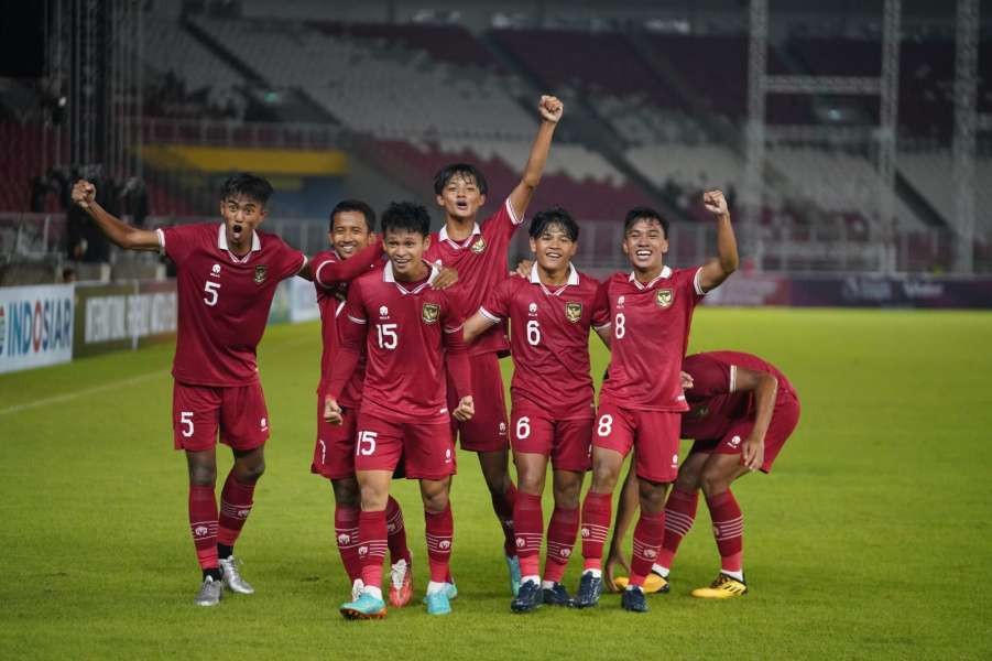 Timnas Indonesia U-20 menang 4-0 atas Fiji di laga uji coba persiapan Piala Asia U-20, Jumat 17 Februari 2023. (Foto: PSSI)