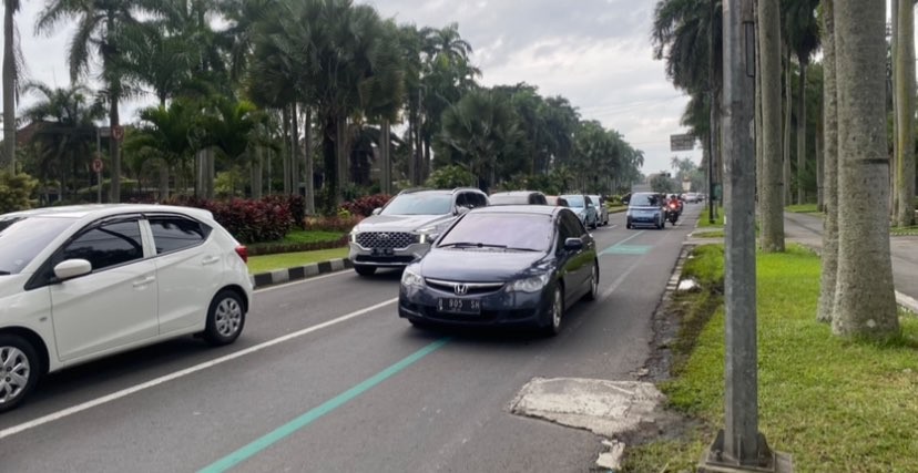 Ruas Jalan Besar Idjen, Kota Malang (Foto: Lalu Theo/Ngopibareng.id)