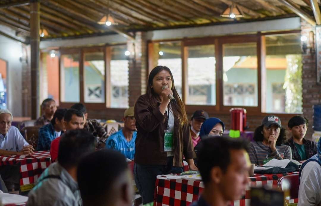 Perkuat regenerasi petani muda dengan Organic Youth Camp 2023. (Foto: Deni Lukmantara/Ngopibareng.id)