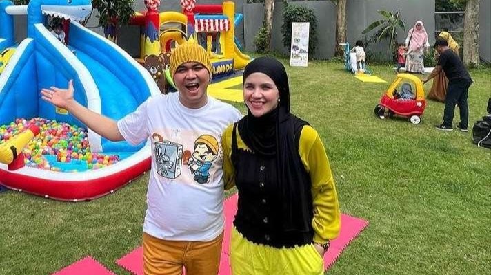 Foto terakhir Indra Bekti bersama istri, Aldila Jelita, di momen ulang tahun putrinya, Abel, tujuh hari lalu sebelum menggugat cerai, Senin 27 Februari 2023. (Foto: Instagram@indrabekti)