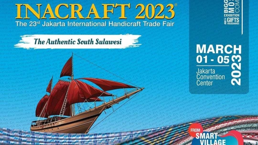 Promosi produk kekayaan intelektual Kopi Arabika Hyang Argopuro di gelaran Jakarta International Handicraft Trade Fair (INACRAFT) 2023. (Foto: Humas Kemenkumham Jatim)