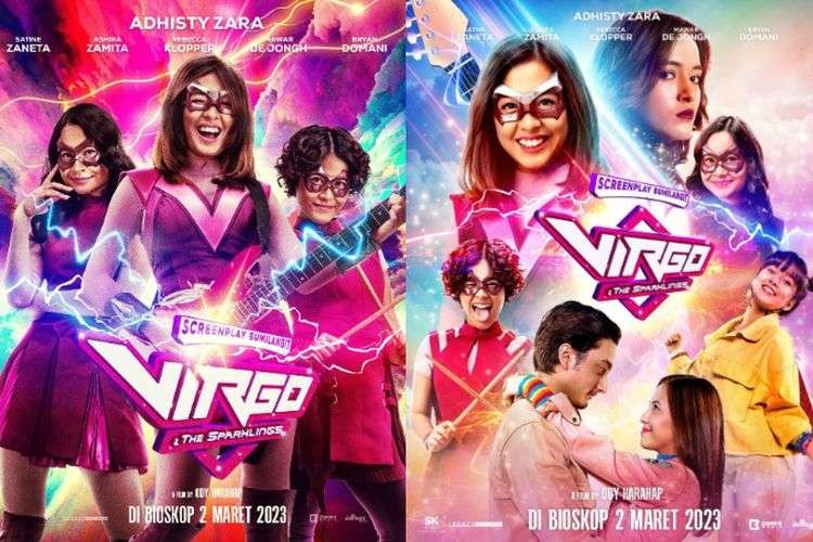 Virgo and The Sparklings, film ketiga dari Bumilangit Cinematic Universe. Dua film sebelumnya, Gundala dan Sri Asih. (Foto: Bumilangit Cinematic Universe)