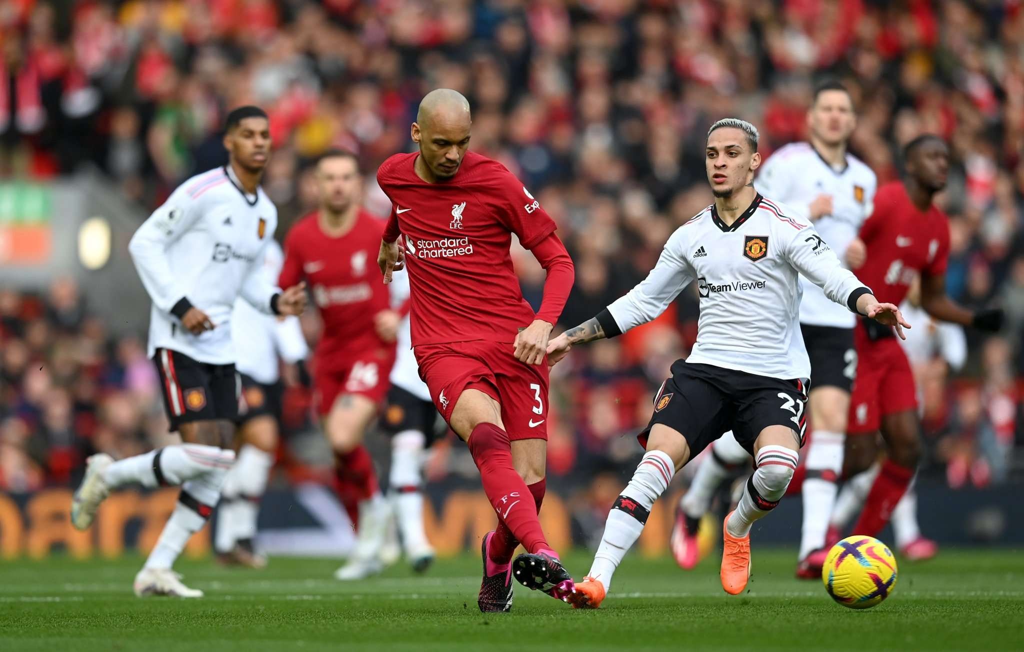 Manchester United dibantai Liverpool 0-7 di Stadion Anfield, Senin 6 Maret 2023 dini hari waktu Indonesia. (Foto: Twitter @liverpool)