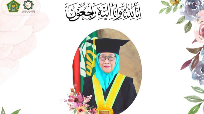 Guru Besar FISIP Universitas Islam Negeri Sunan Ampel (UINSA) Surabaya, Profesor Suhartini, wafat pada Selasa 7 Maret 2023. (Foto: Instagram @uinsa.official)