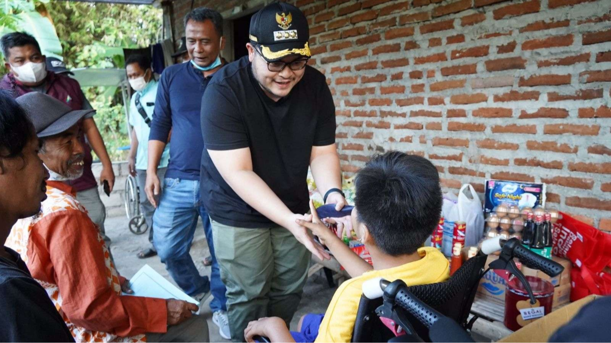 Bupati Kediri Hanindhito Himawan Pramana menyoroti persoalan kemiskinan, salah satu isu dalam Musyawarah Perencanaan Pembangunan Rencana Kerja.(Foto: Kominfo Kabupaten Kediri)