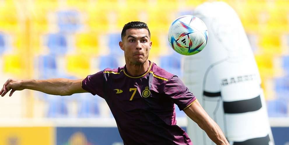 Cristiano Ronaldo menyumbang korban gempa Suriah dan Turki sebesar Rp5,4 miliar. (Foto: Twitter/@AlNassrFC)