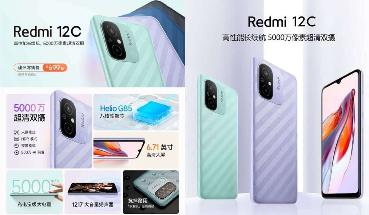 Redmi 12C tampil sebagai anggota baru di keluarga HP Android kelas entry. (Foto: www.mi.co.id)