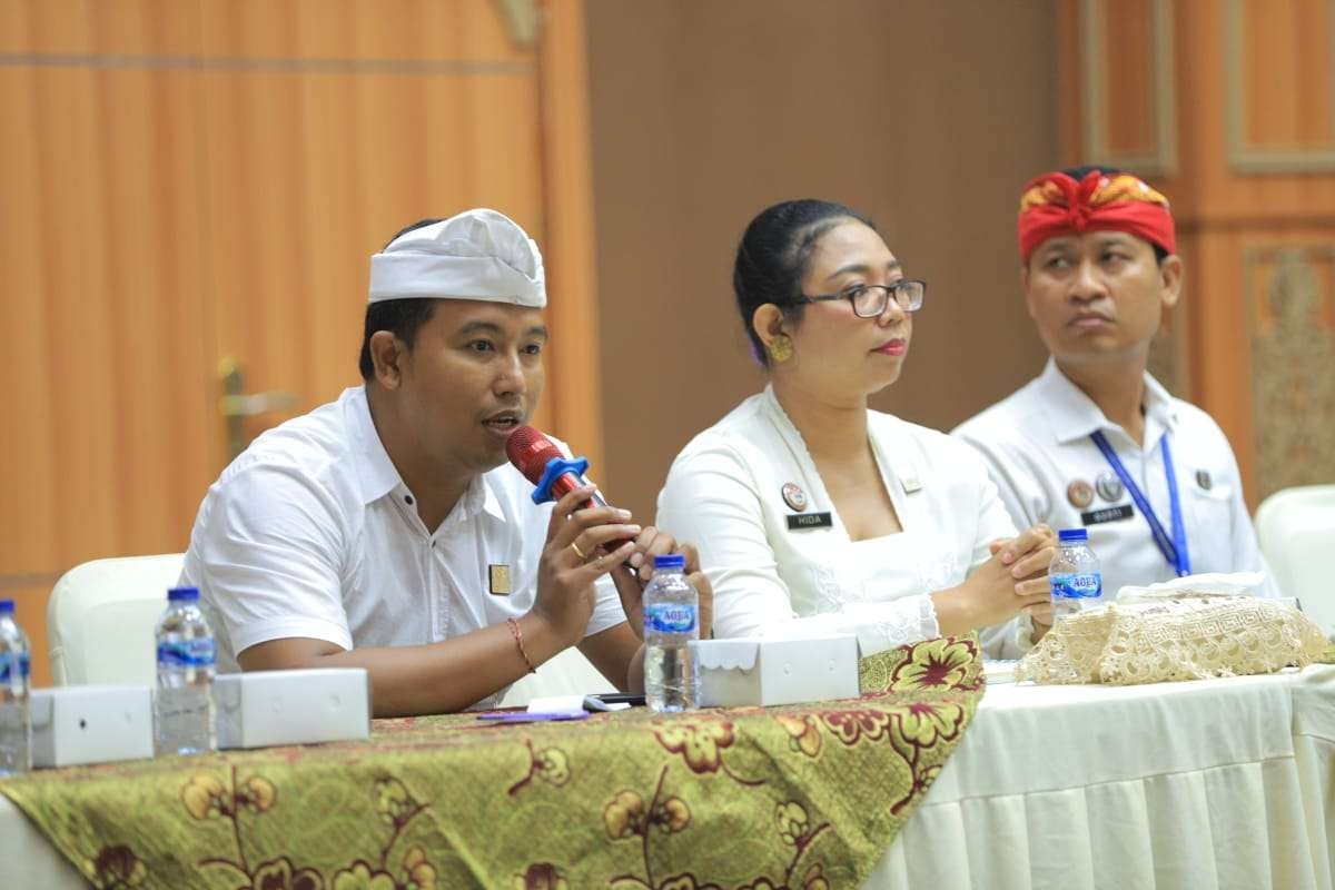 Kanwil Kemenkumham Jatim menerima kunjungan dari Bali. (Foto: Humas Kemenkumham Jatim)