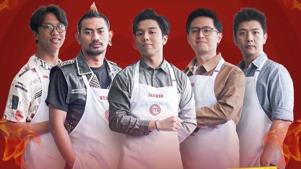 Top 5 MasterChef Indonesia (kiri-kanan): Ami, Syahril, Mario, Gio, dan Sen. (Foto: Instagram @masterchefina)