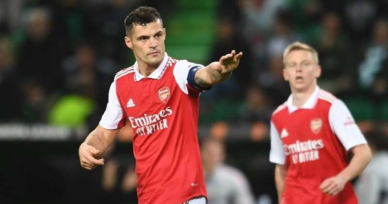 Granit Xhaka butuh kemenangan saat Arsenal menghadapi tuan rumah Fulham malam ini, Minggu 12 Maret 2023. (Foto: Twitter/@Arsenal)