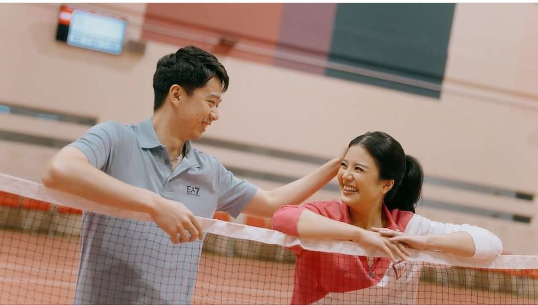 Salah satu foto prewedding pebulutangkis Indonesia, Kevin Sanjaya dan Valencia Tanoesoedibjo di Jakarta. (Foto: Instagram)