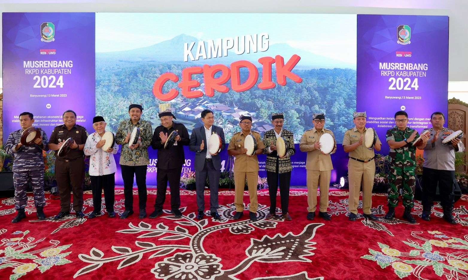 Peluncuran Kampung Cerdik saat pelaksanaan Musrenbang Kabupaten Banyuwangi (Foto: Humas Pemkab Banyuwangi)