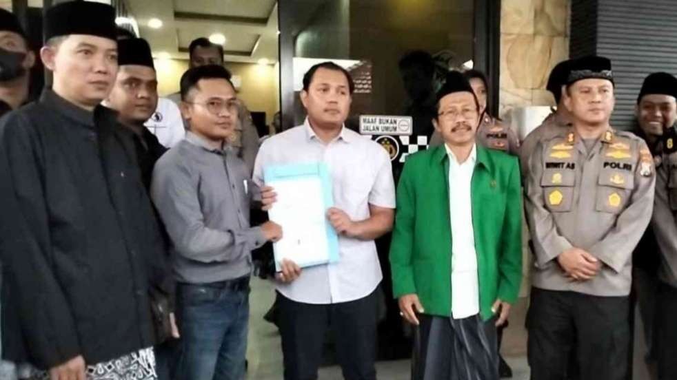 Perwakilan Pagar Nusa Lapor ke polisi. (Foto: Istimewa)