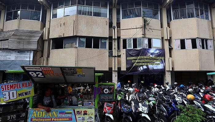 Suasana Pasar Tunjungan dari depan. (Foto: Dok Ngopibareng.id)