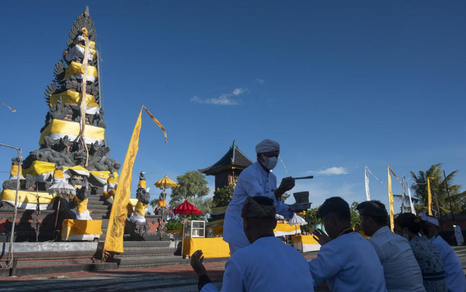 Pemerintah menetapkan Kamis 23 Maret 2023, sebagai hari cuti bersama peringatan Hari Raya Nyepi Tahun Baru Saka 1945. (Foto: Katadata)