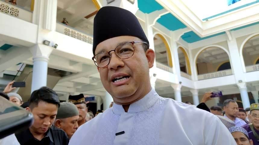 Bacapres Partai NasDem, Anies Baswedan ke Surabaya merasa pulang kampung, Jumat 17 Maret 2023. (Foto: Fariz Yarbo/Ngopibareng.id)