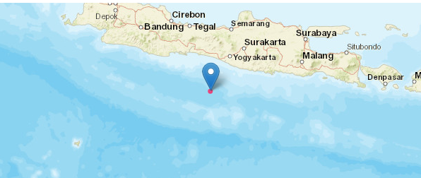 Gempa bumi menggoyang Kabupaten Kabupaten Provinsi DIY, pada Jumat 17 Maret 2023. (Foto: sumber BMKG)