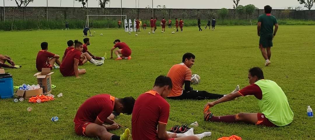 Divaldo Alves tak ingin Persik terlena dengan hasil lima kemenangan pada pertandingan sebelumnya. (Foto: Fendi Lesmana/Ngopibareng.id)