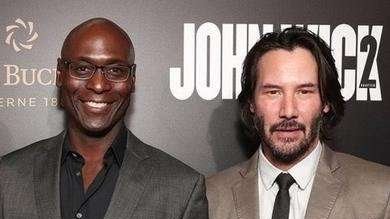 Kenangan Keanu Reeves, bintang film John Wick, dengan aktor Lance Reddick. (Foto: Instagram @thereallancereddick)