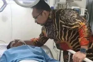 Kondisi David Ozora mulai membaik setelah lima hari, ia sudah melewati masa koma. (Foto: Twitter Menteri Agama Gus Yaqut)