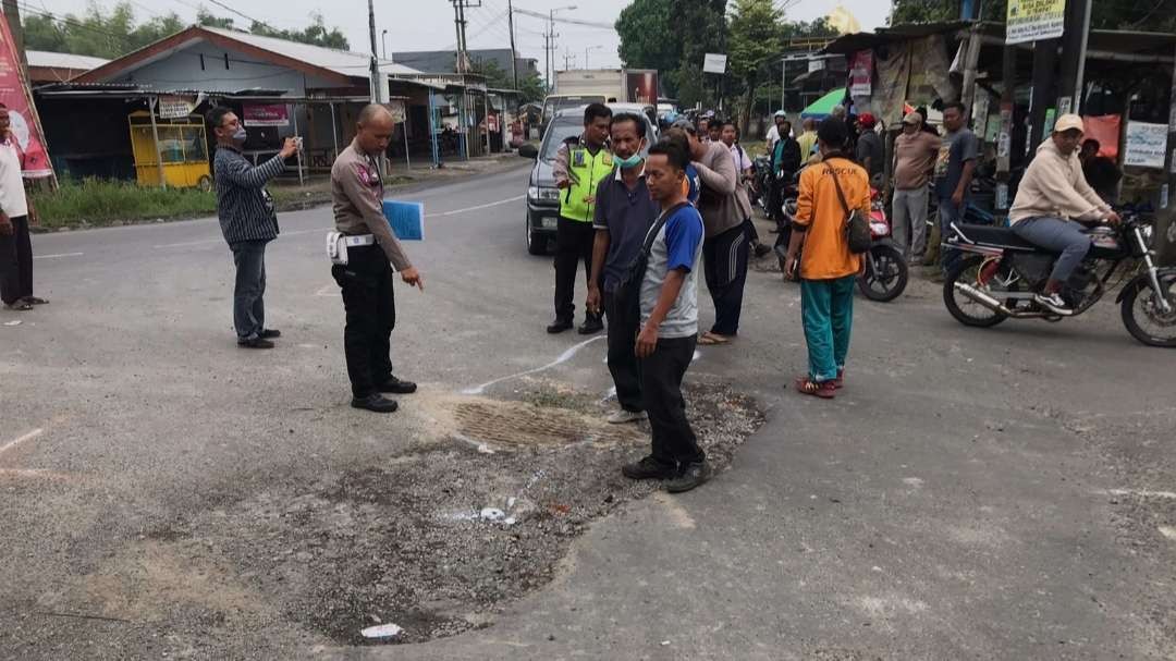 Supeltas di Mojokerto tewas tertabrak truk.(Foto Dokumen Polisi)