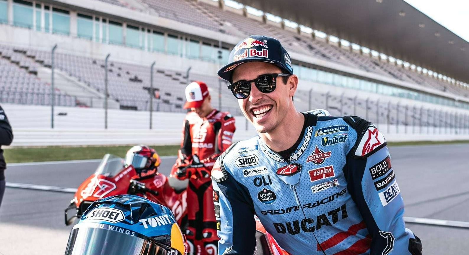 Alex Marquez menjadi yang tercepat dalam FP1 MotoGP Portugal 2023. (Foto: Twitter/@alexmarquez73)