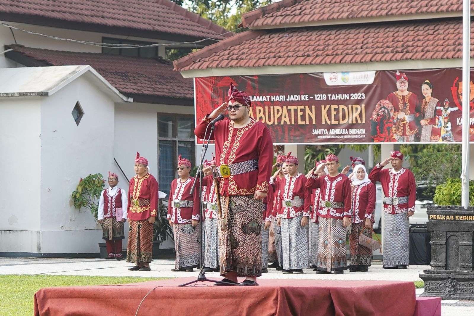 Percepat Penanganan Isu Pembangunan,  Bupati Kediri Kumpulkan SDM Milenial (Foto Kominfo Kabupaten Kediri)