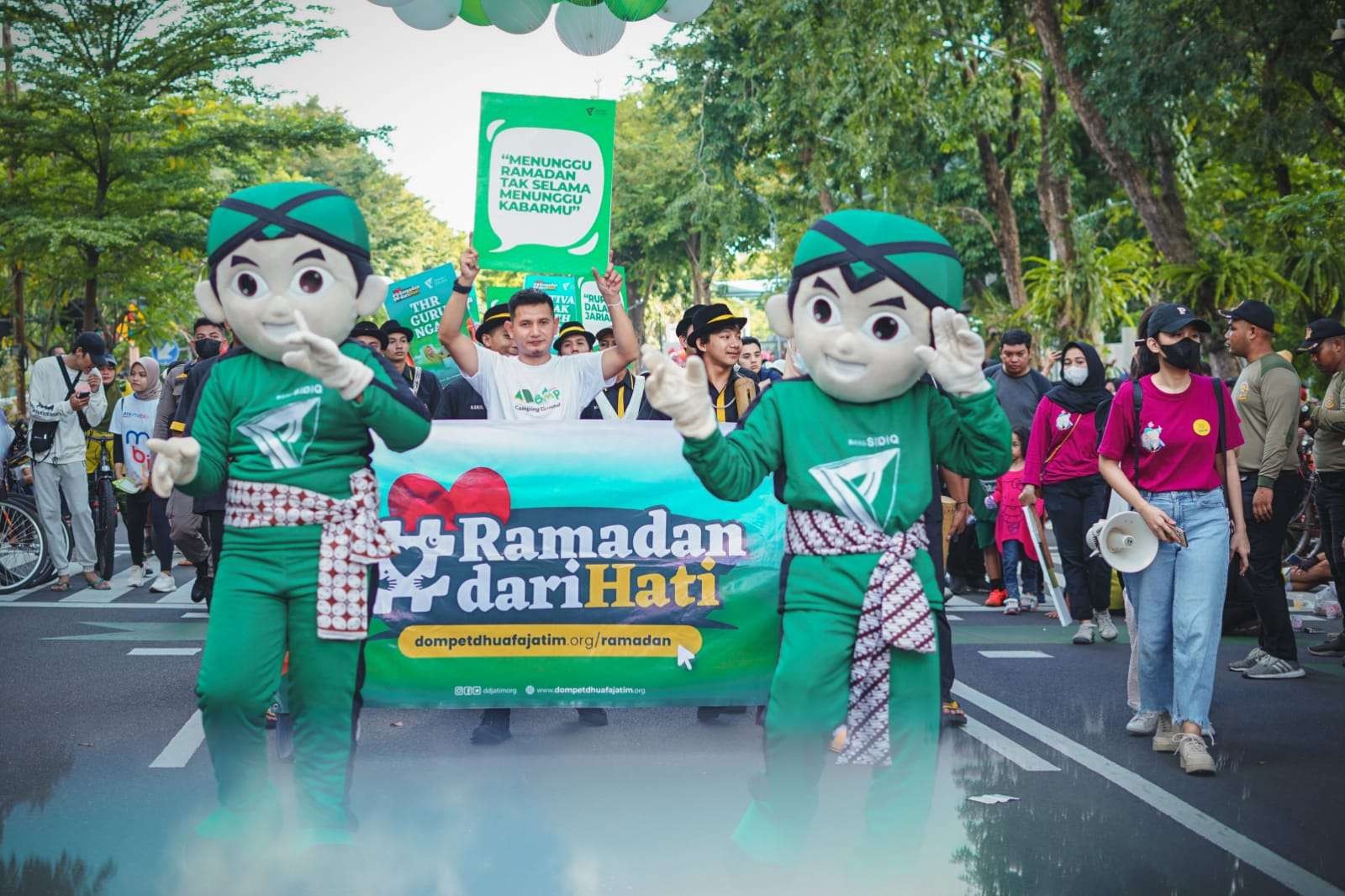 Dalam rangka menyambut datangnya bulan Ramadan, Dompet Dhuafa Jawa Timur menggelar Tarhib Ramadan. (Foto: Istimewa)