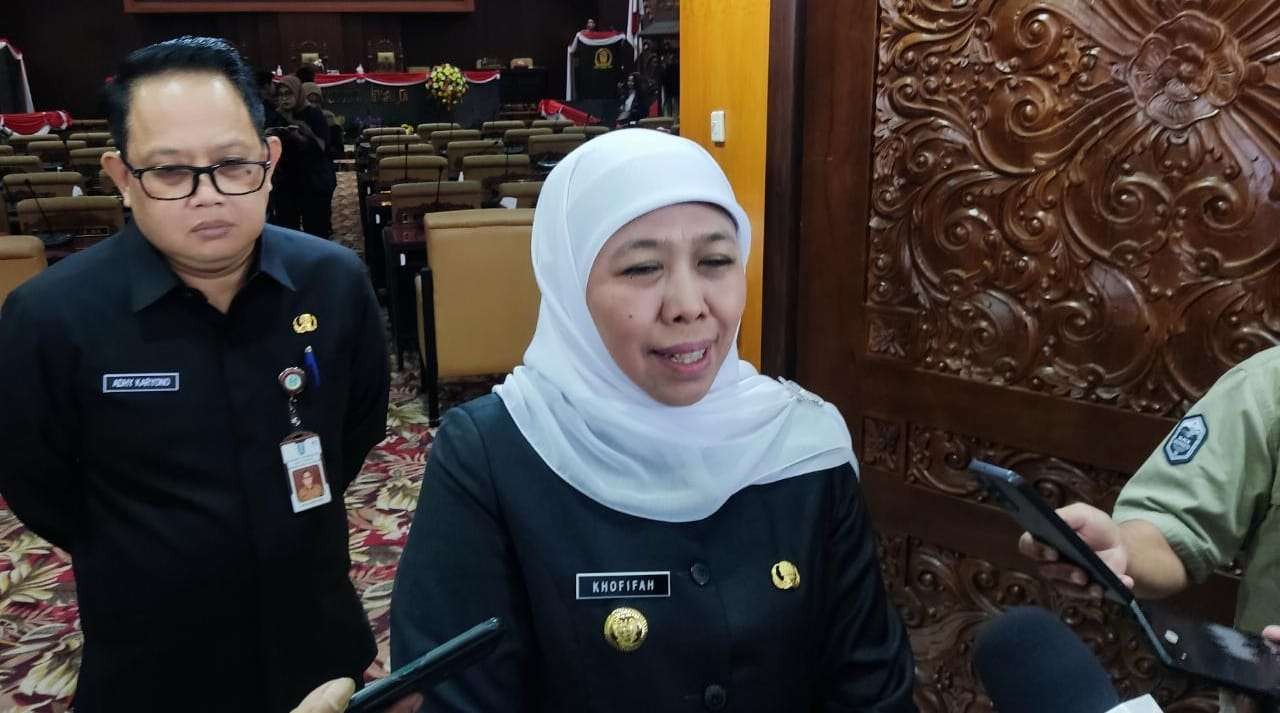 Gubernur Jatim, Khofifah Indar Parawansa. (Foto: Fariz Yarbo/Ngopibareng.id)